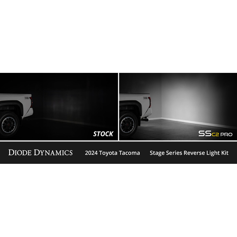  Diode Dynamics - Stage Series Reverse Light Kit for 2024+ Toyota Tacoma, C2 Pro